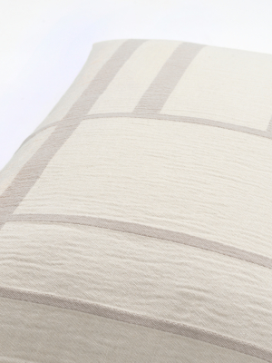 Architecture Cushion - Off White / Beige