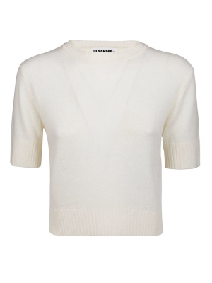 Jil Sander Short Sleeve Knitted Jumper