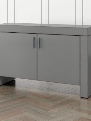 Waterfall Grey Storage Cabinet