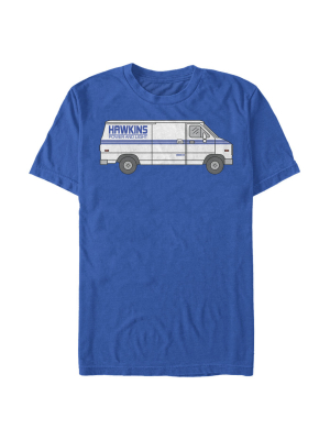 Men's Stranger Things Hawkins Power Company Truck T-shirt