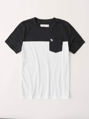 Colorblock Pocket Tee