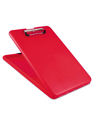 Saunders 8 1/2 X 12 Slimmate Storage Clipboard, 1/2" Capacity- Red