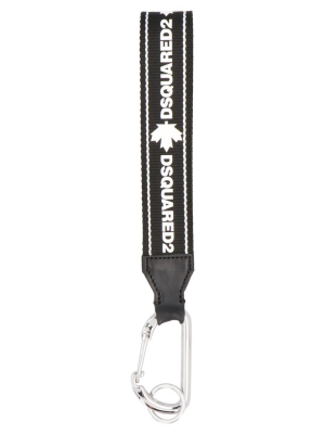 Dsquared2 Logo Embellished Keyring