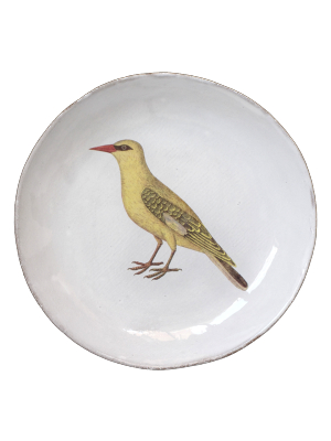Bengali Yellow Bird Soup Plate