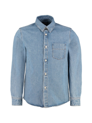 A.p.c. Chest Pocket Denim Overshirt