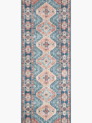 Skye Rug In Turquoise & Terracotta By Loloi