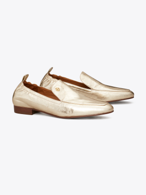 Kira Metallic Stretch Loafer