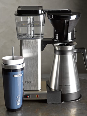 Moccamaster By Technivorm Manual Drip Stop Coffee Maker With Thermal Carafe