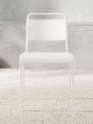 Lucinda White Stacking Chair