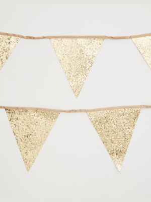 Talking Tables Gold Bunting Garland