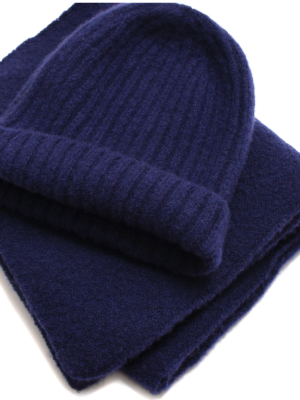 Fuzzy Cashmere Watch Cap