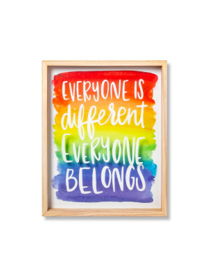 Everyone Belongs Wall Sign Panel - Pillowfort™