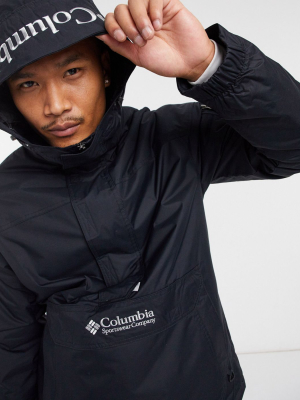 Columbia Challenger Pullover Jacket In Black