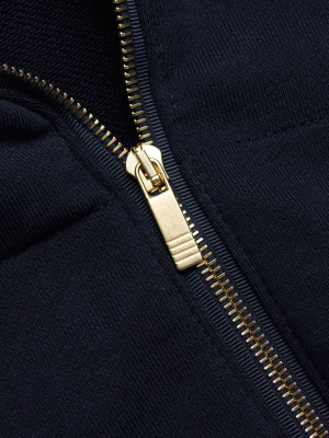 Engineered 4-bar Zip-up Jersey Hoodie