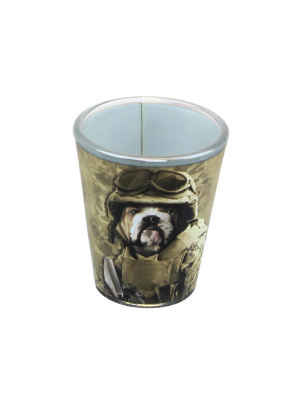 Just Funky Combat Sam 2oz Shot Glass