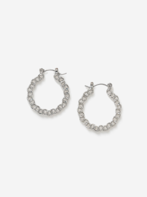 **chain Hoop Earrings