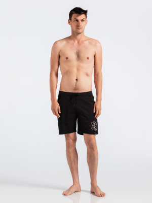 Banks Journal Form Elastic Boardshort - Dirty Black