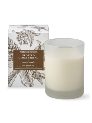 Williams Sonoma Frosted Gingerbread Candle