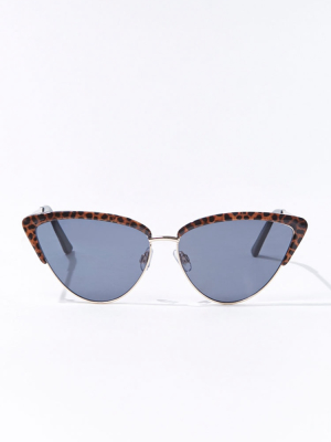 Tortoiseshell Cat-eye Sunglasses