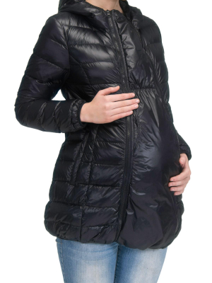 Modern Eternity Ashley Maternity 3 In 1 Removable Sleeves Jacket