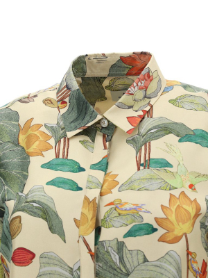 Etro Floral Print Buttoned Shirt