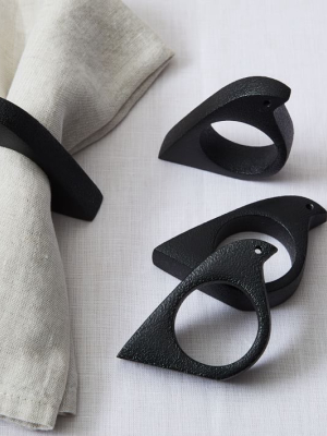 Bird Napkin Rings (set Of 4)