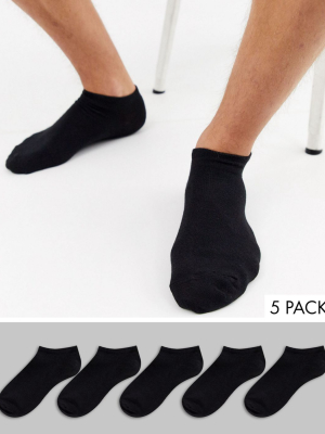 New Look Sneaker Socks In Black