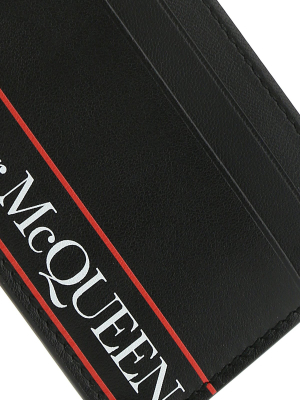 Alexander Mcqueen Logo Print Cardholder