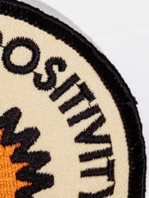 Real Fun, Wow! X Oxford Pennant • Embroidered Patch - Positivity