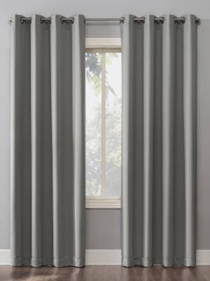 Oslo Theater Grade Extreme Blackout Grommet Top Curtain Panel - Sun Zero