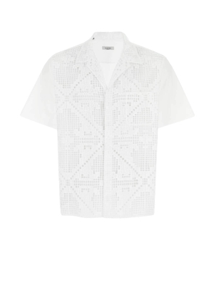 Valentino Punch Hole Short-sleeve Shirt