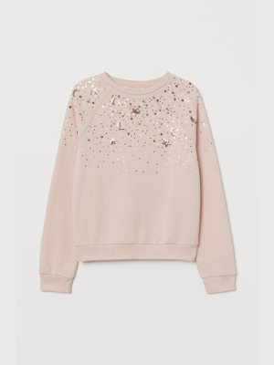 Sequin-detail Sweatshirt