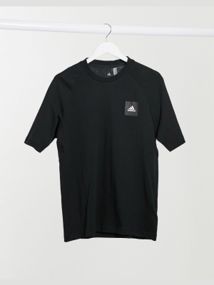 Adidas Training Bos Badge Logo T-shirt In Black