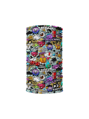 Street Art Collage Kids Neck Gaiter