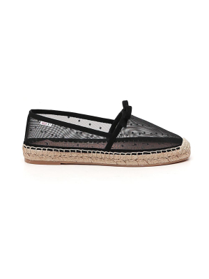 Redvalentino Point D'esprit Flat Espadrilles