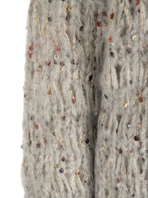 Brunello Cucinelli Sequin Embellished Sweater