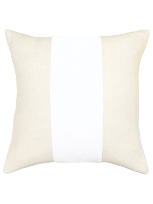 Square Feathers Home Ming Birch White Pillow