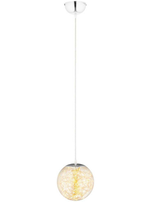 Fabius Pendant Chandelier Chrome/clear