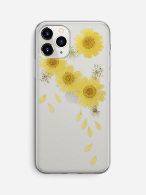 Recover Genuine Floral Yellow Iphone Case