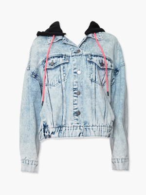 Hooded Denim Jacket