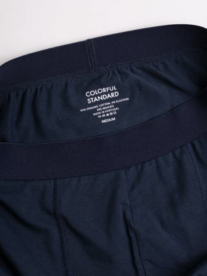 Classic Organic Boxer Briefs - Navy Blue