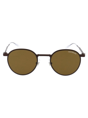 Montblanc Round Frame Sunglasses