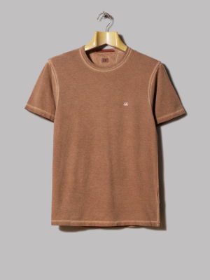 C.p. Company I.c.e. Gd Logo T-shirt (burnt Ochre)