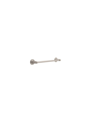 Franklin Brass 127760 18" Single Rounded Contemporary Towel Bar - Satin Nickel