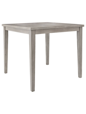 Parellen Counter Height Dining Table Distressed Gray - Signature Design By Ashley