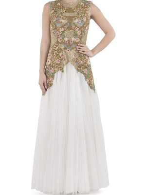 Floor-length Embellished Gown