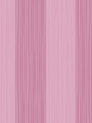 Stripes Wallpaper In Bubblegum From The Day Dreamers Collection By Seabrook Wallcoverings