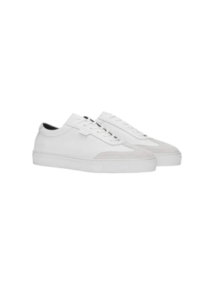 Series 3 White Tumbled Leather + Suede Sneaker