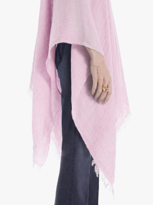 Destin Light Poncho Short - Rose Petal