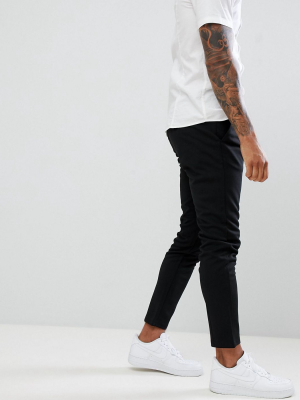 Only & Sons Slim Tapered Fit Pants In Black